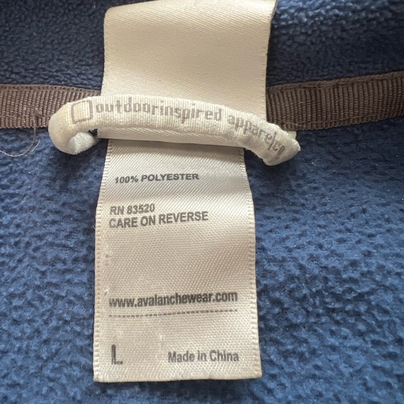 Avalanche Quarter Tip Jacket Size Large - Picture 5 of 7